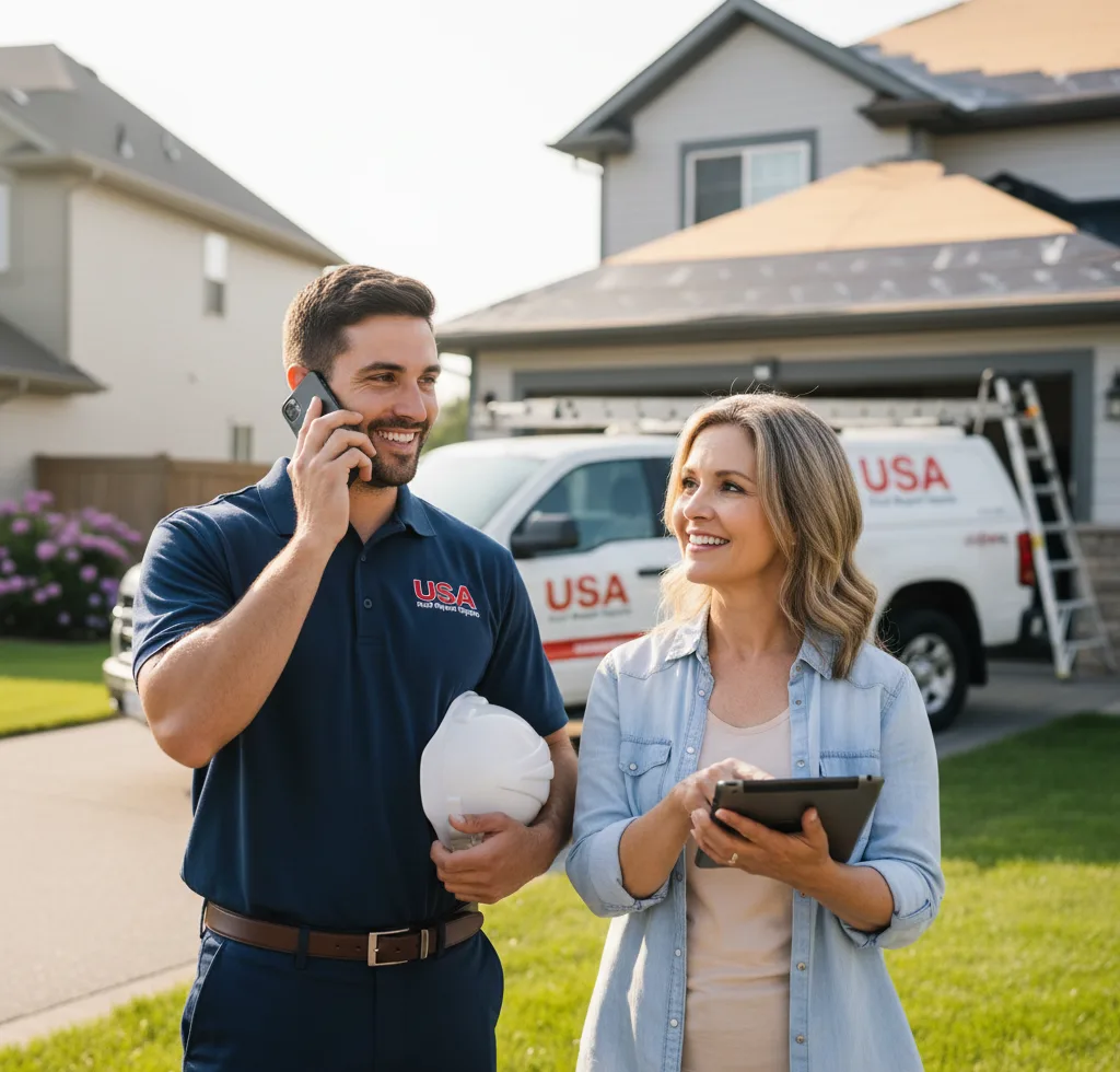 USA Roof Repair Experts customer support in Mercer Island